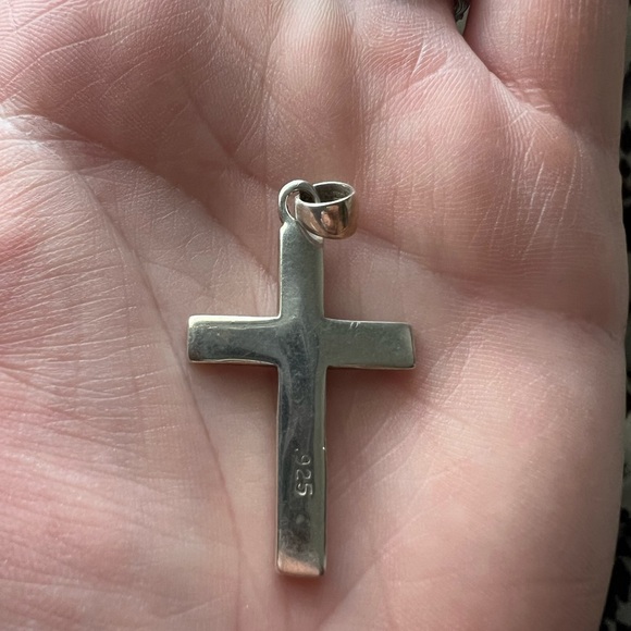 Authentic Turquoise Cross Pendant - Picture 3 of 4